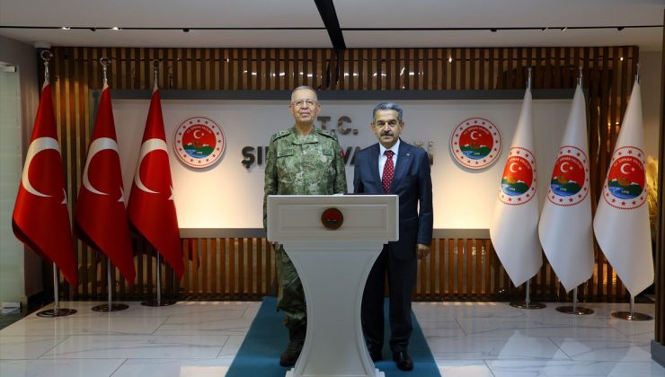 2. Ordu Komutanı Korgeneral Topaloğlu, Şırnak Valisi Ekici’yi ziyaret etti
