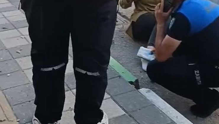 2’nci kat balkonundan kopan beton parçası, yoldan geçen kadının ayağına düştü