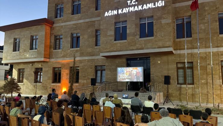 Ağın’da “Açık Hava Sineması” etkinliği