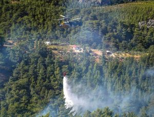 Alanya’daki orman yangını 2’nci gününde