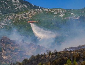 Alanya’daki orman yangını ikinci gününde
