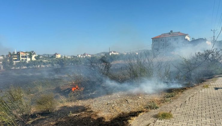 Antyalya’da bahçe yangını söndürüldü