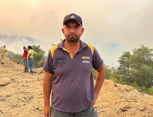 Aydın’daki orman yangınına havadan müdahale yeniden başladı