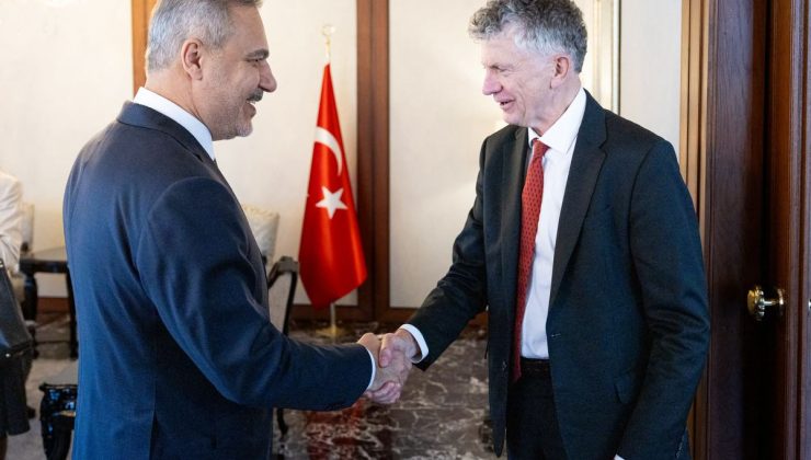 Bakan Fidan, Birleşik Krallık Ulusal Güvenlik Danışmanını kabul etti