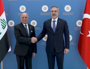 Bakan Fidan, Iraklı mevkidaşı ile bir araya geldi