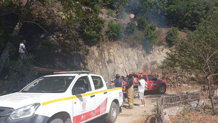 Balıkesir’de 7 ayrı arazide çıkan yangınlar söndürüldü