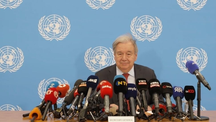 BM Genel Sekreteri Guterres, Ada’daki üçlü görüşmenin ardından konuştu: “Sonuçsuz kalacak yeni bir 5+1 toplantısı istemiyorum”