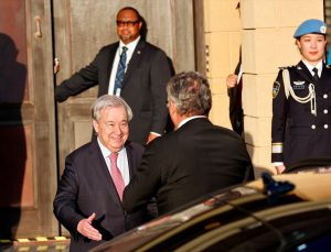 BM Genel Sekreteri Guterres, Erhürman ve Hristodulidis ile akşam yemeğinde bir araya geldi
