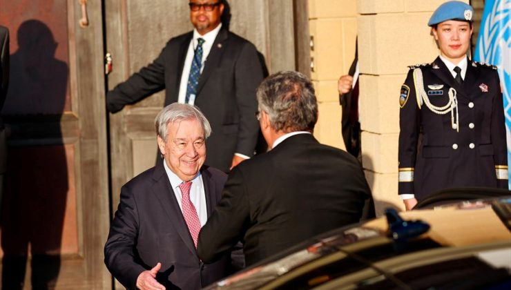 BM Genel Sekreteri Guterres, Erhürman ve Hristodulidis ile akşam yemeğinde bir araya geldi