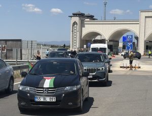 Bosna Hersek’ten hareket eden “Filistin Konvoyu” Türkiye’ye giriş yaptı