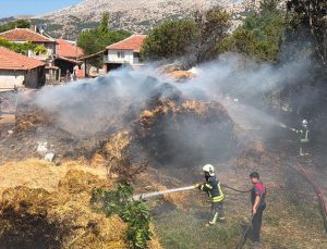 Burdur’da tarım arazisinde çıkan yangın söndürüldü