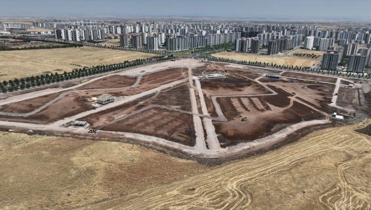Diyarbakır’da Mezopotamya Kent Parkı’nda çalışmalar sürüyor