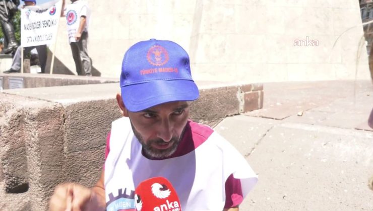 Doruk Madencilik işçileri, Ulus Meydanı’nda eylemlerini sürdürüyor: “Bu şirket bizi sosyal hizmetlere mahkum bıraktı”