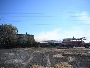 Edirne’de çıkan yangında 500 dekar tarım arazisi zarar gördü