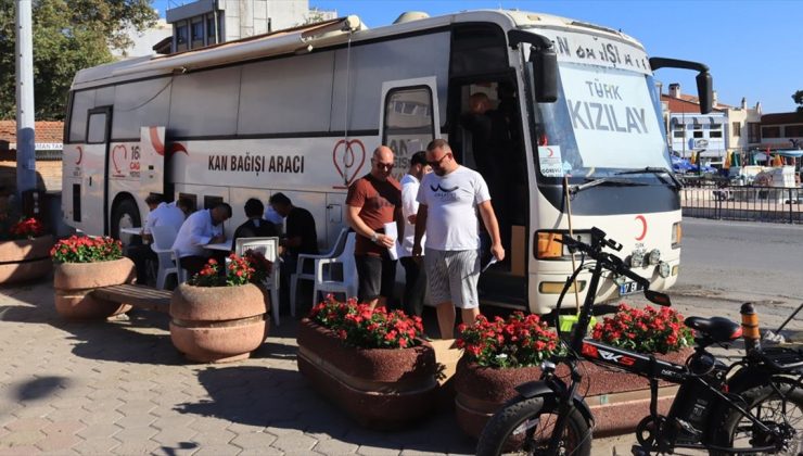 Gelibolu’da kan bağışı kampanyası düzenlendi
