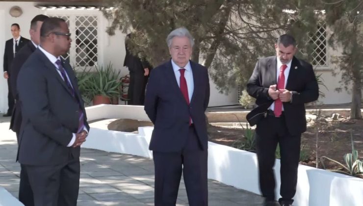 Guterres, Erhürman ve Hristodulidis üçlü görüşmesi tamamlandı: Ortak basın açıklaması yapılmayacak