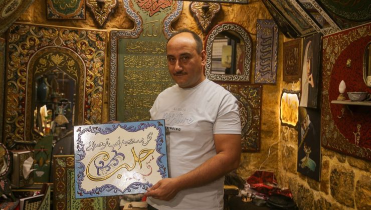 Halepli el sanatları ustası, 1400 yıllık ahşap kabartma sanatını gelecek nesillere taşıyor