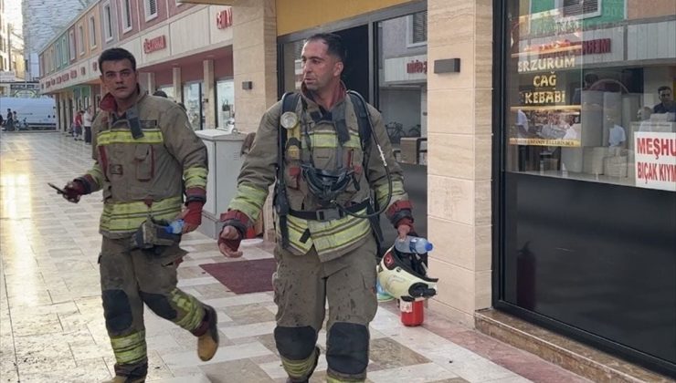 Hatay’da iş yerinde çıkan yangın itfaiye ekiplerince söndürüldü