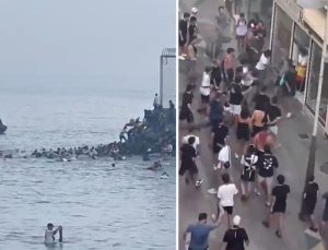 İspanya’da düzensiz göçmen krizi! Yüzerek geldiler, şehri karıştırdılar