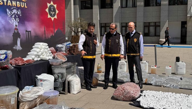 İstanbul merkezli operasyonlarda 1 ton 163 kilogram uyuşturucu ele geçirildi
