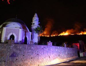 İzmir’de maki yangını