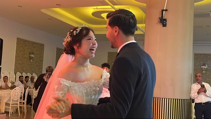 Japon gelin, Bolu’da Türk gelenekleriyle dünya evine girdi