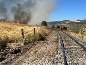 Karabük’te çıkan anız yangını söndürüldü