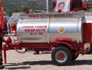 Karabük’te orman yangınlarına karşı köylere su tankeri dağıtıldı