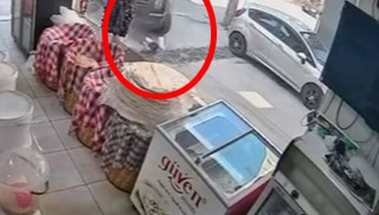 Kargo minibüsü çocuğu altına aldı, o anlar kamerada