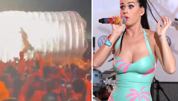 Katy Perry’ye konserde “yanlış yön” sürprizi