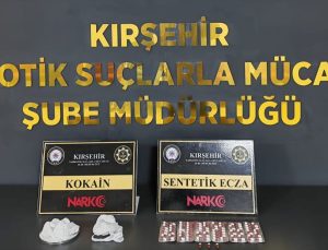 Kırşehir’de uyuşturucu operasyonunda yakalanan 2 zanlı tutuklandı