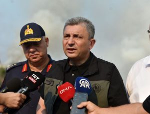 Kumluca’da orman yangını