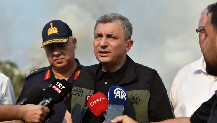 Kumluca’da orman yangını