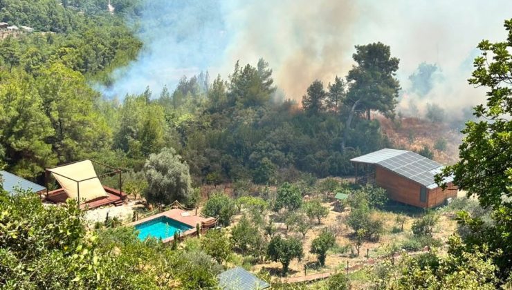 Kumluca’da orman yangını