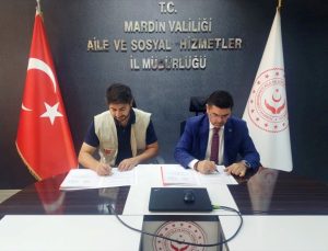 Mardin’de yeni doğan bebek sahibi ailelere destek çantası
