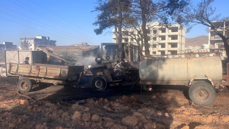 Mersin’in Silifke ilçesinde otluk alanda çıkan yangın kontrol altına alındı