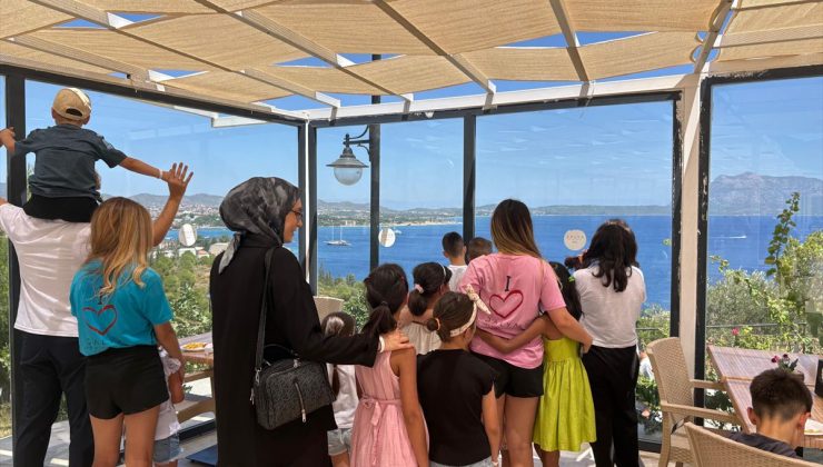 Muğla Sevgi Evleri’nde kalan çocuklar Datça’da ağırlandı