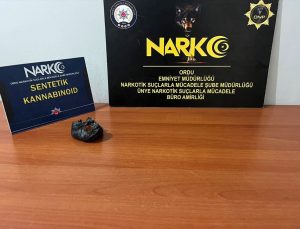 Ordu’daki uyuşturucu operasyonunda 1 şüpheli tutuklandı