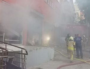Pendik’te sabun üretim fabrikasında yangın