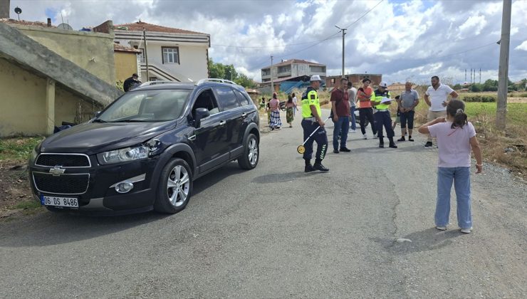 Samsun’da SUV tipi araçla çarpışan motosikletin sürücüsü yaralandı
