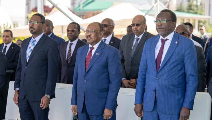 Sudan’ın Ankara Büyükelçiliğinin yeni binası için temel atma töreni düzenlendi