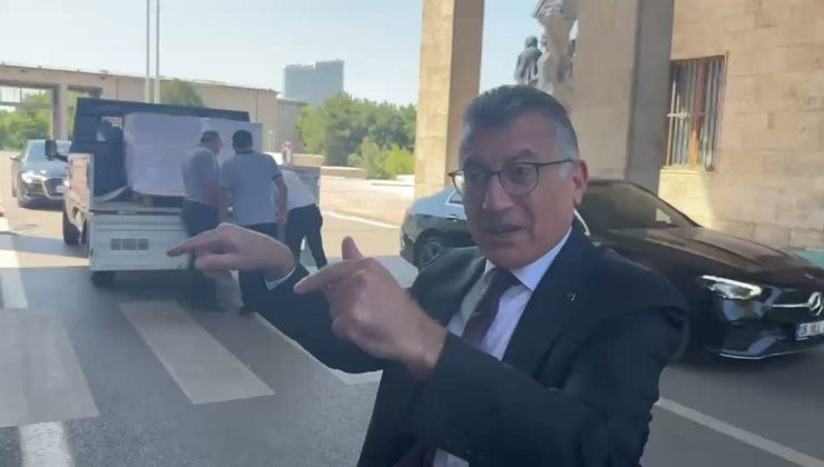 TBMM’de “çerçeve yasa” toplantısı… AK Parti Genel Başkan Vekili Ala ve AK Parti Sözcüsü Çelik, TBMM Başkanı Kurtulmuş’u ziyaret etti