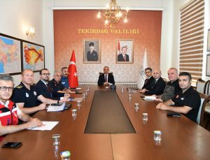 Tekirdağ’da orman yangınlarına karşı alınacak tedbirler değerlendirildi