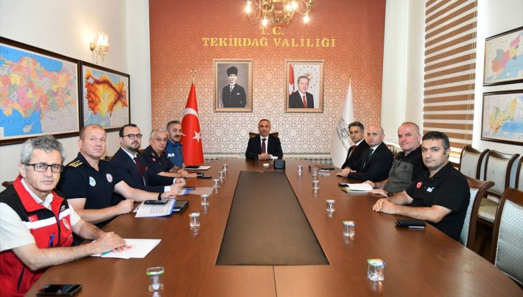 Tekirdağ’da orman yangınlarına karşı alınacak tedbirler değerlendirildi