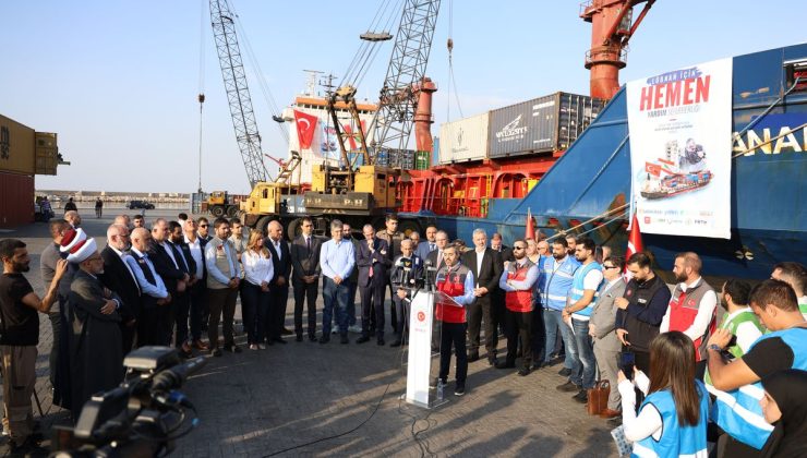 Türkiye’deki STK’lardan Lübnan’a 1,2 milyar TL değerinde insani yardım