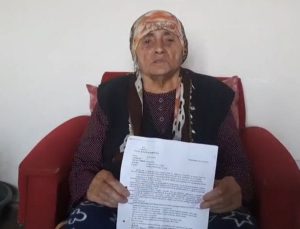Valilikten oğlu tarafından icra yoluyla evden çıkarılmak istenen yaşlı kadına ilişkin açıklama