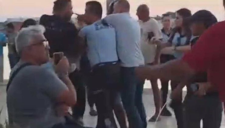 Zabıta memurunu darbeden dilenci 2 kadın tutuklandı