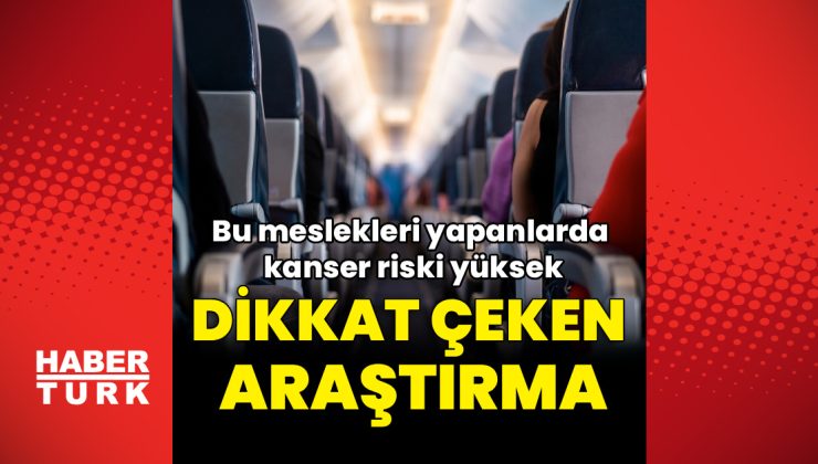ABD’de dikkat çeken araştırma! Bu meslekleri yapanlarda kanser riski yüksek