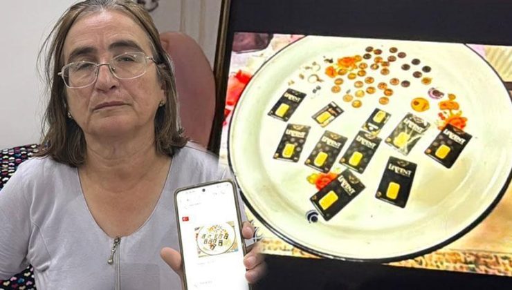 Altınları tepsiye koyup fotoğrafını gönderdi! 64 yaşındaki kadına milyonluk tuzak: Sabaha kadar uyutmadılar