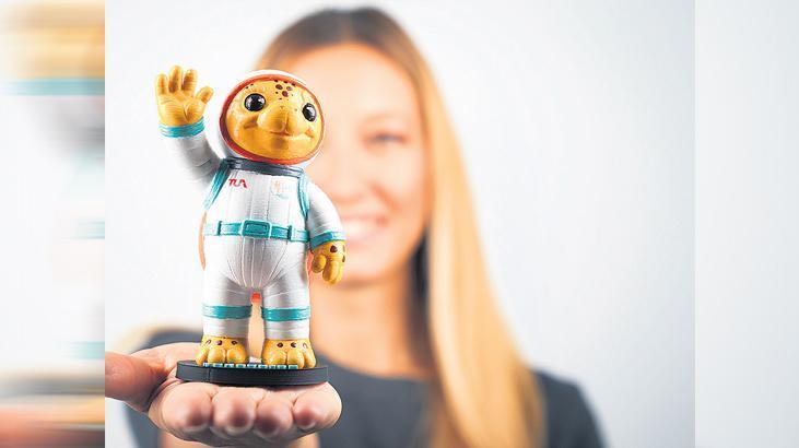 Astronot caretta’yla Akdeniz’den uzaya